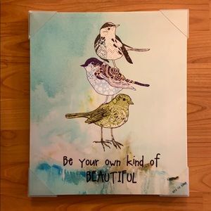 Three birds wall art/Canvas wall art